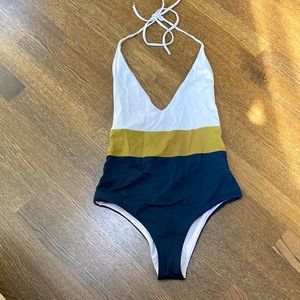 ViX Three tone one piece bathing suit size s